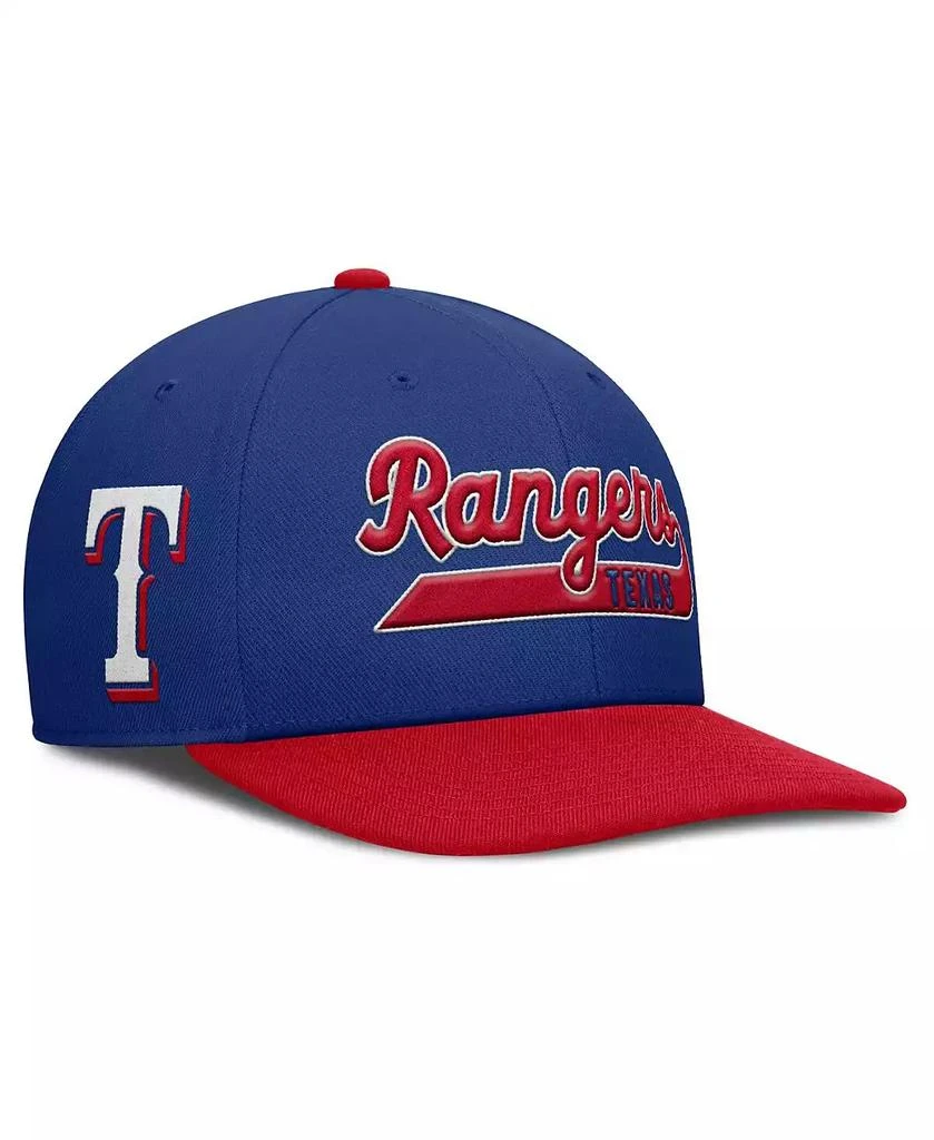 NIKE Men's Royal/Red Texas Rangers Pro Performance Snapback Hat 1