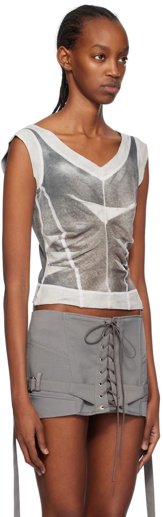 KNWLS Gray Raze Tank Top