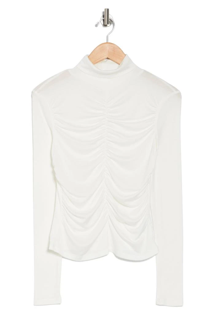 Elodie Ruched Turtleneck Top 3