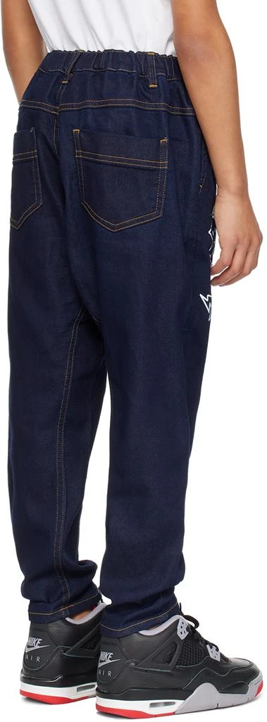 Bape Kids Navy Baby Milo Jeans 3