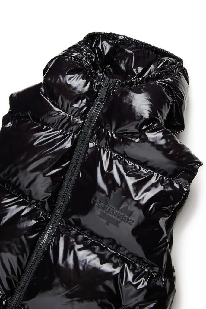 DSQUARED2 Dsquared2 Kids Glossy Hooded Padded Vest 3