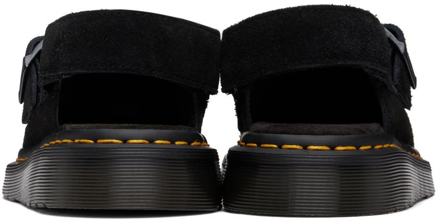 Dr. Martens Black Jorge II Suede Slingback Mules 2