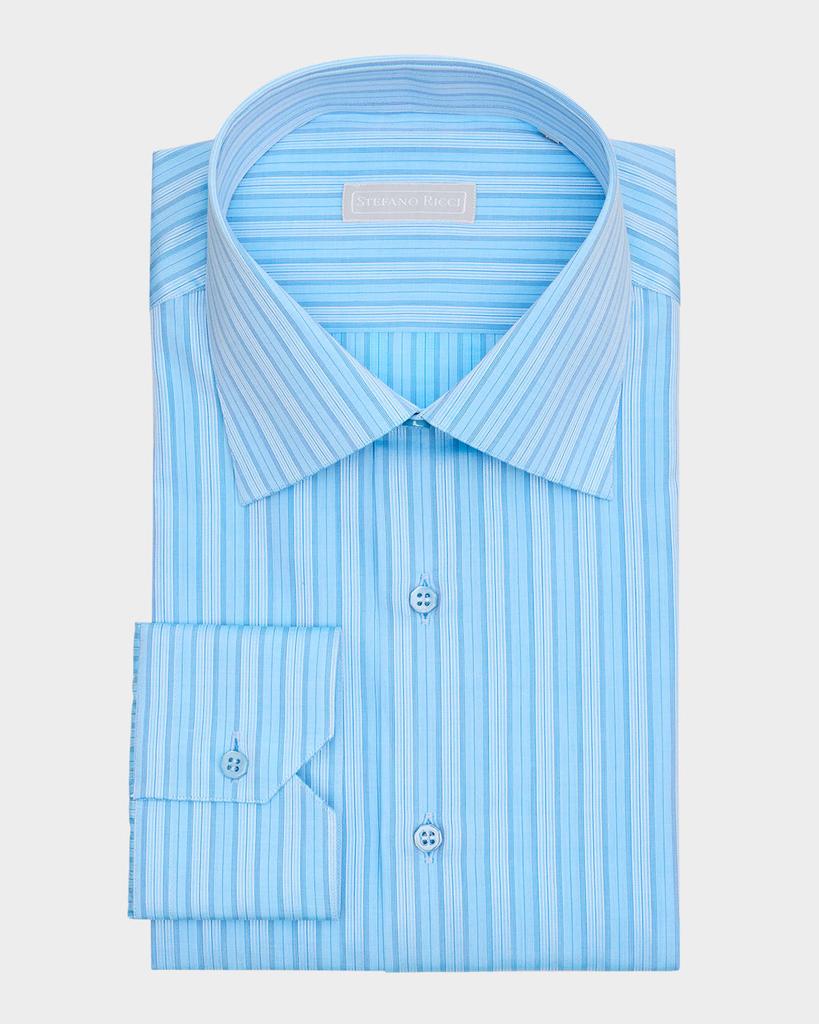 Stefano Ricci Men's Striped Dress Shirt