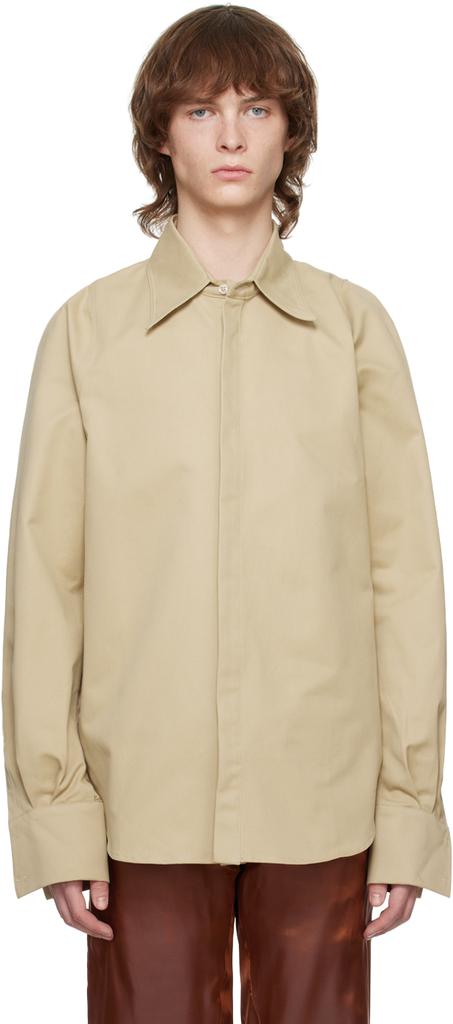 Bianca Saunders Beige Row Back Shirt