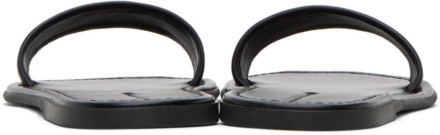 The Row Black Beach Sandals 2