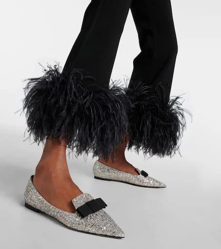 Jimmy Choo Gala glitter ballet flats 4