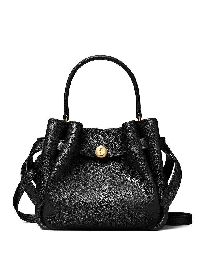 Tory Burch Romy Mini Leather Bucket Bag