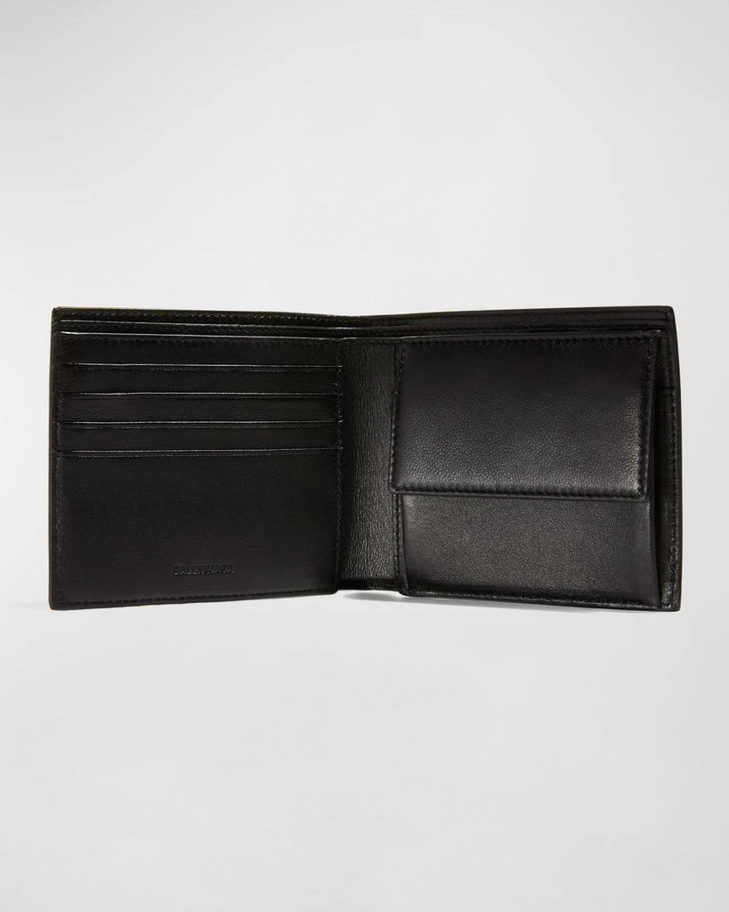 Balenciaga Men's Bifold Leather Wallet 4