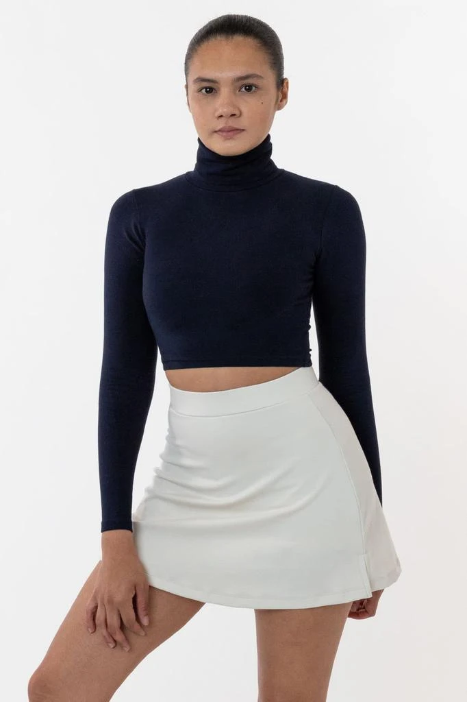 Los Angeles Apparel PON481 - Ponte A-Line Skort 13