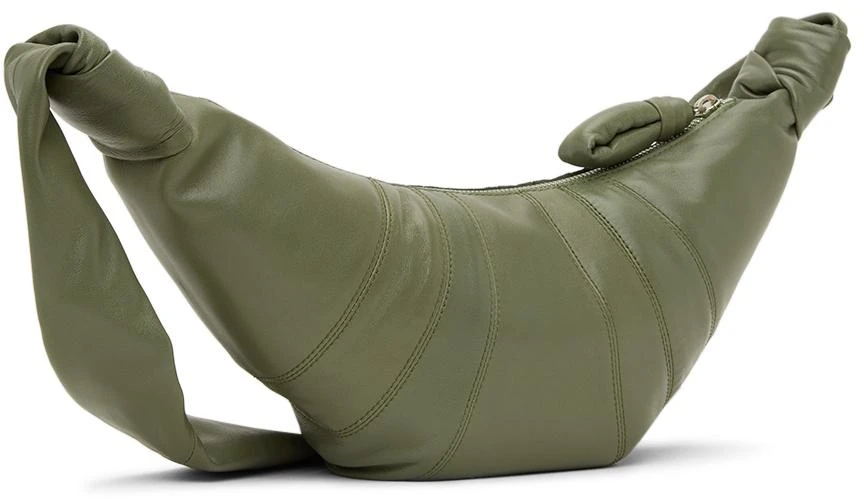Lemaire Green Small Croissant Bag 3