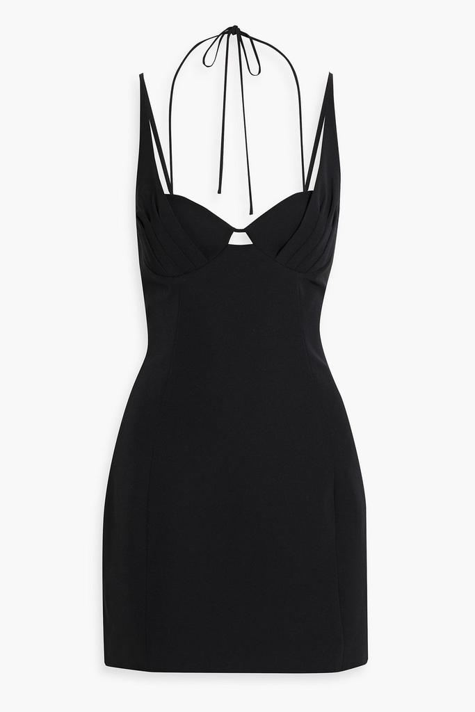 SIMKHAI Vanesa cutout crepe mini dress