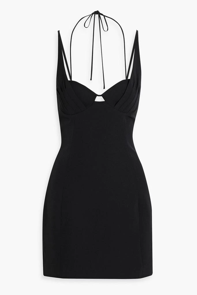 SIMKHAI Vanesa cutout crepe mini dress 1