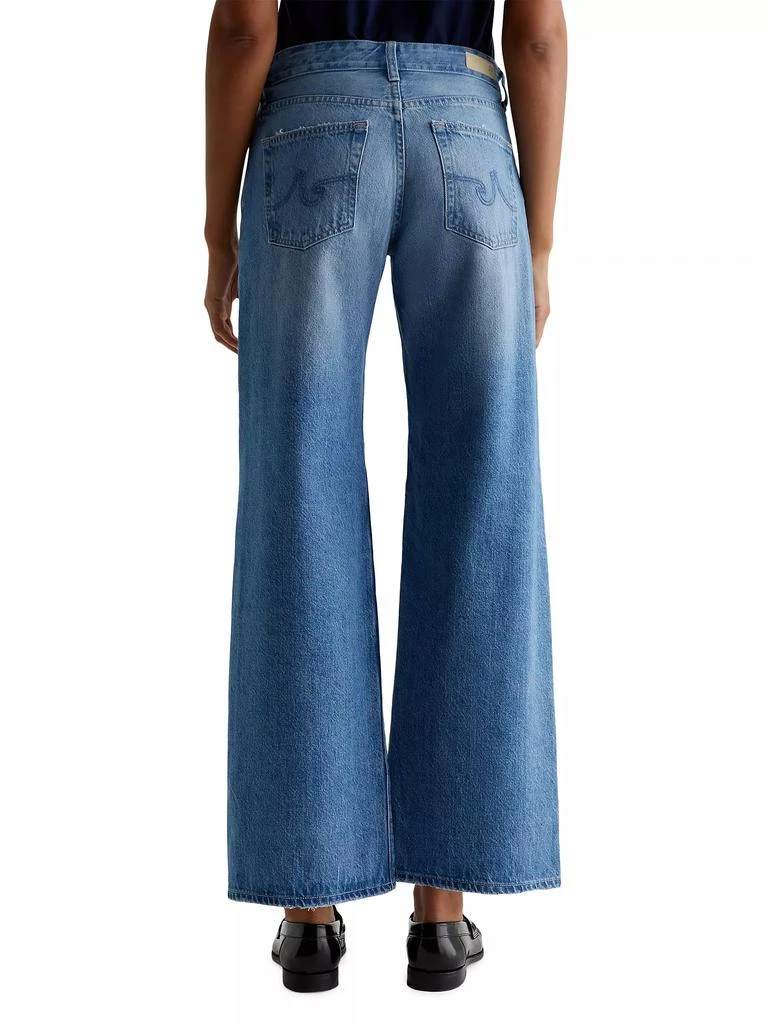 AG Jeans Adria Mid-Rise Wide-Leg Jeans 5