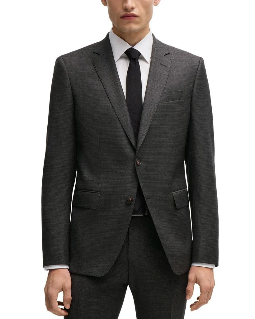 Hugo Boss H-Huge Weave Textured Wool Slim Fit Suit 9