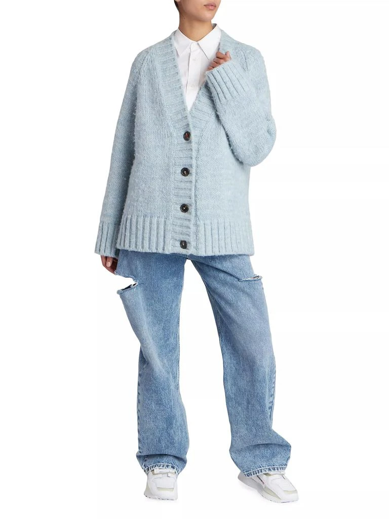 MAISON MARGIELA Wide-Leg Slashed Cut-Out Jeans 2