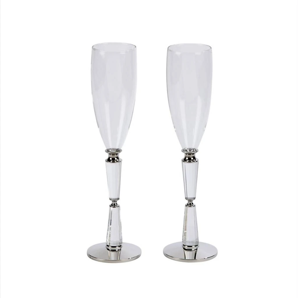 Creative Gifts International Creative Gifts International - Facet Toasting Flutes Set
