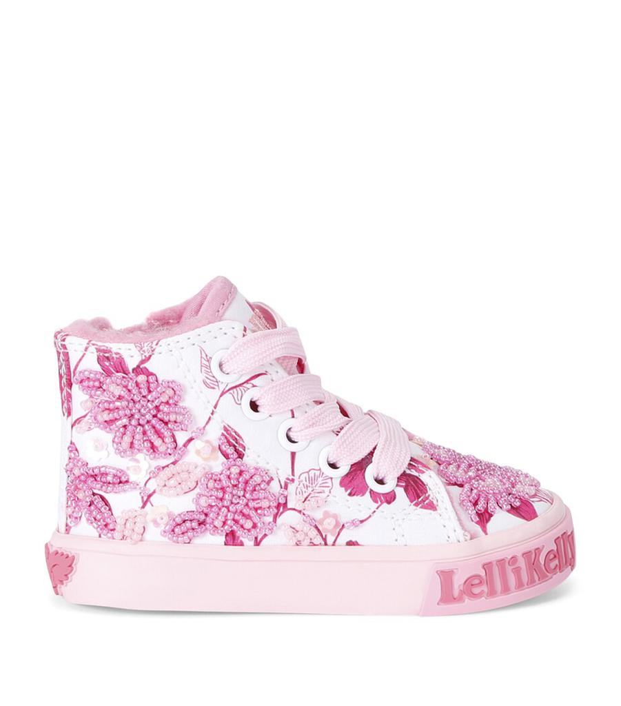 Lelli Kelly Beaded Brooke High-Top Sneakers