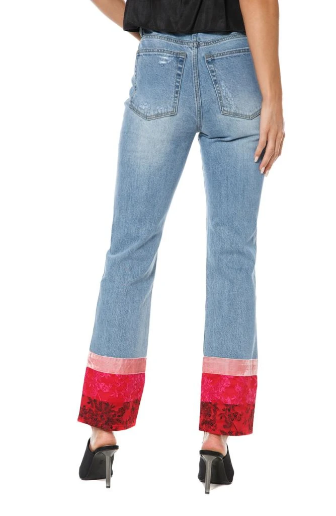 Juicy Couture Floral Print Straight Leg Jeans 2