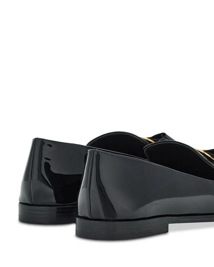 Salvatore Ferragamo Women's Bow Patent Leather Loafers 5