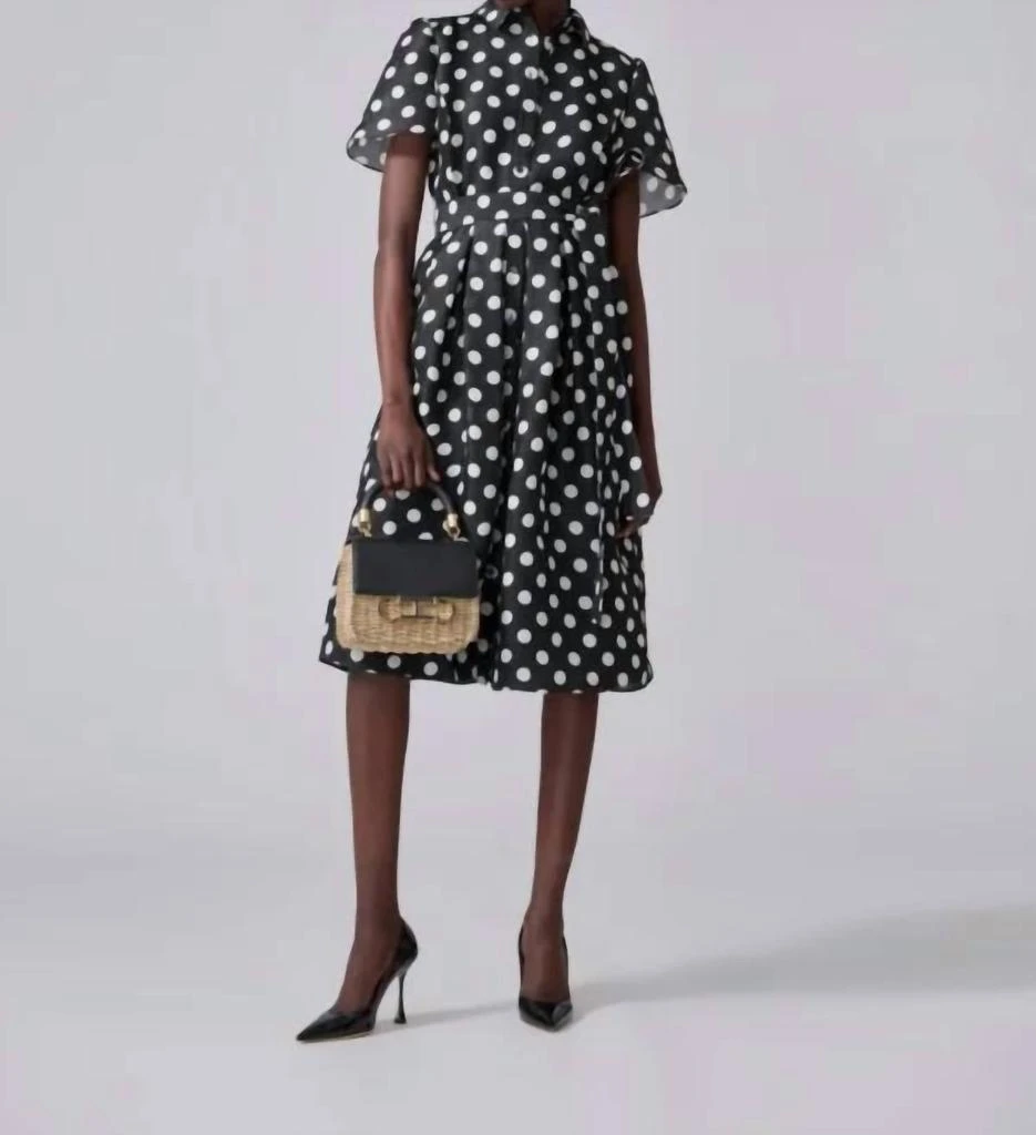 Carolina Herrera - Women's Polka Dot Midi Shirt Dress  On Sale Now with Up  to 30% Off | Discover Exclusive Deals & Savings at BeyondStyle  Authentic  Carolina Herrera women >