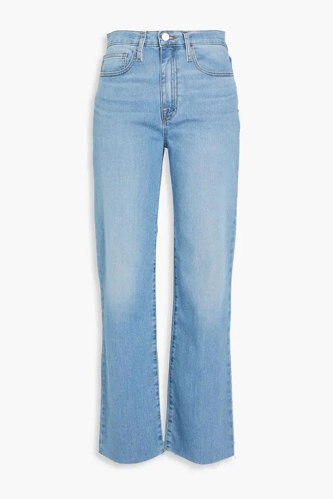 FRAME Le Jane Ankle high-rise straight-leg jeans
