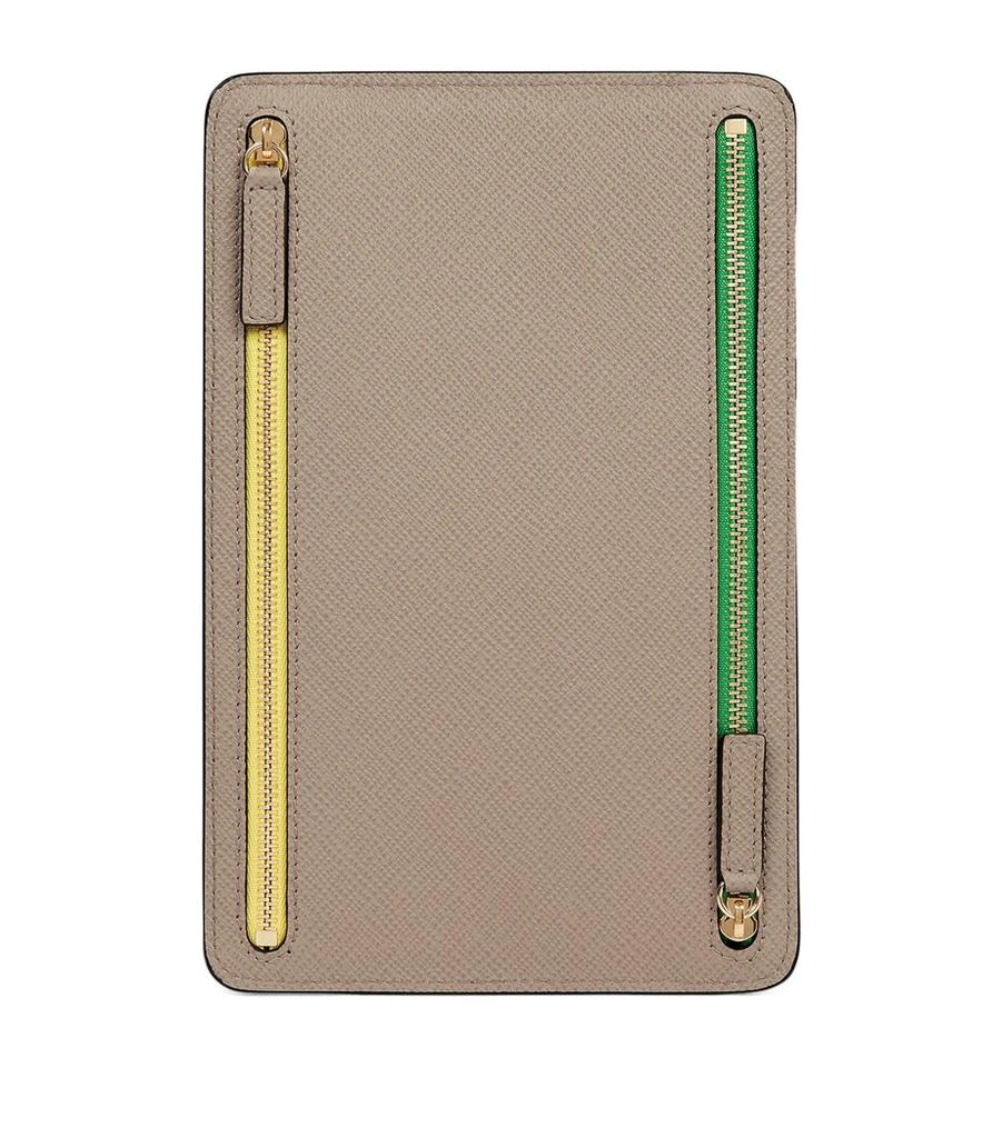 SMYTHSON Panama Leather Multi-Zip Wallet 3