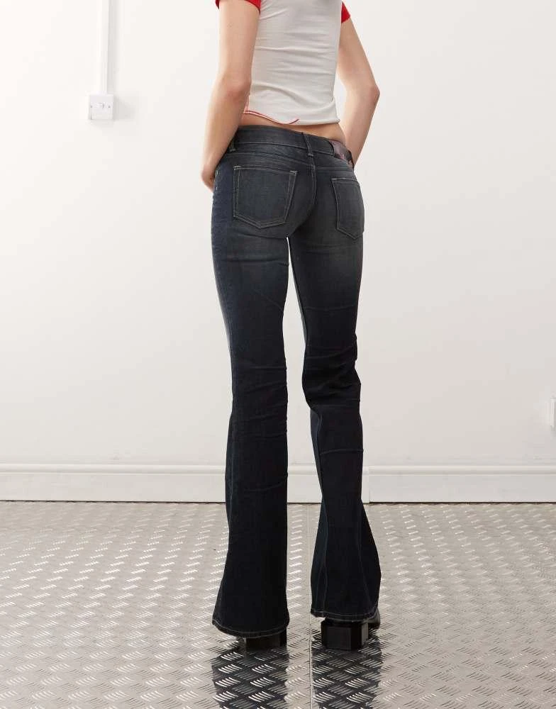 Cheap Monday Cheap Monday Flare Low stretch jeans in star blue dark wash 2