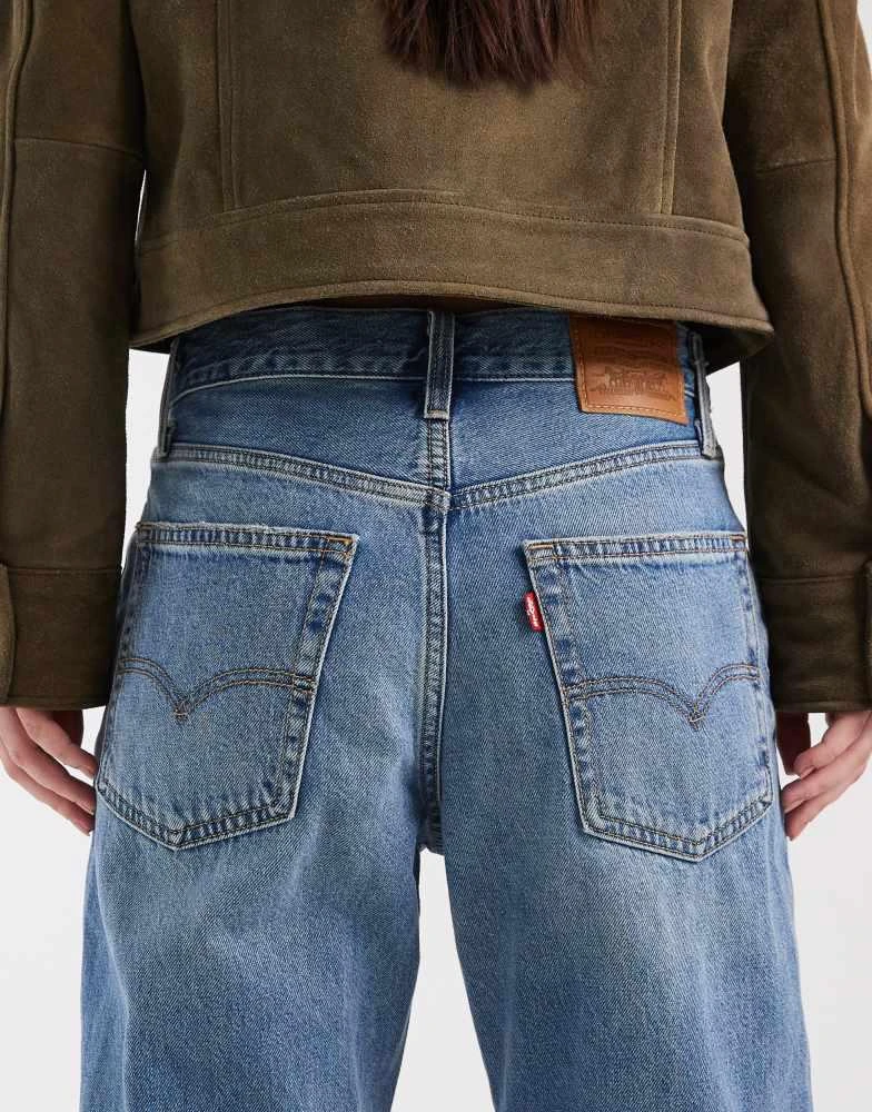 Levi
s Levi
s loose bootcut jeans in mid wash 4
