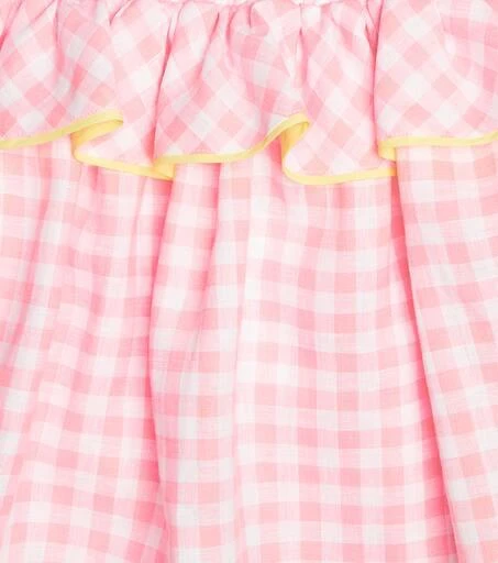 Paade Mode Gingham linen skirt 3