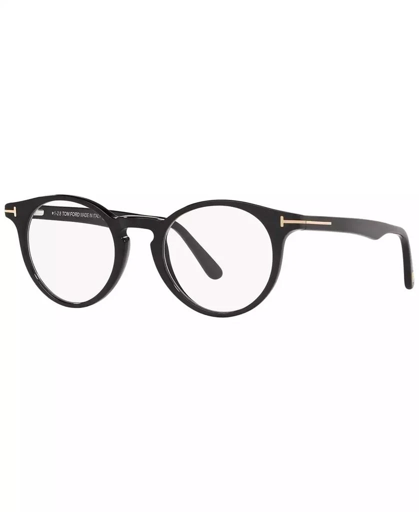 Tom Ford TR001034 Unisex Round Eyeglasses 1