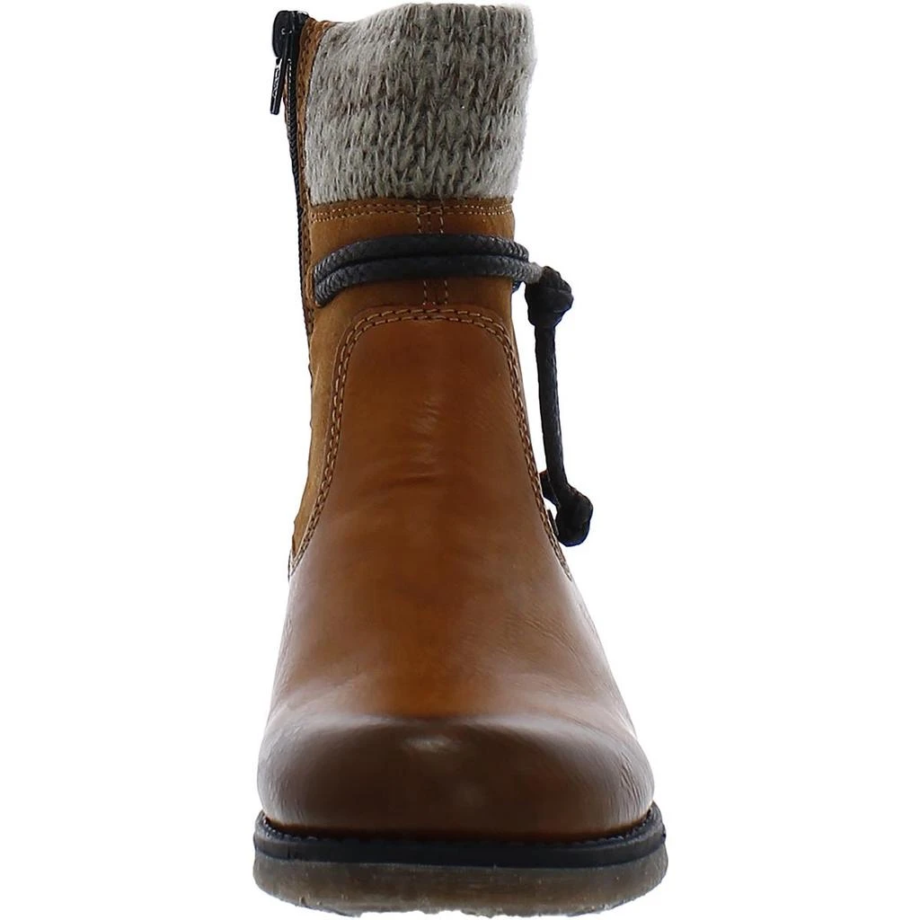 Rieker Womens Faux Leather Lined Winter Boots 4