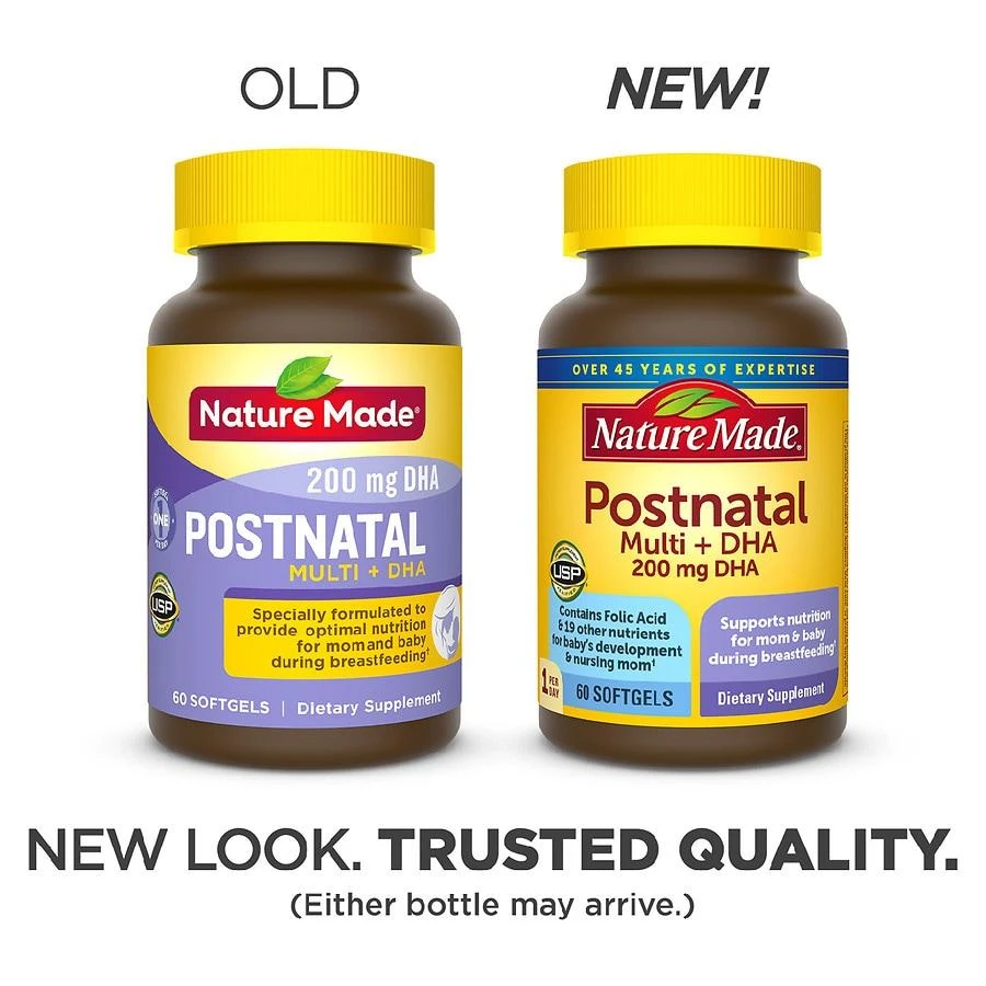 Nature Made Postnatal Multivitamin + DHA 200 mg 5