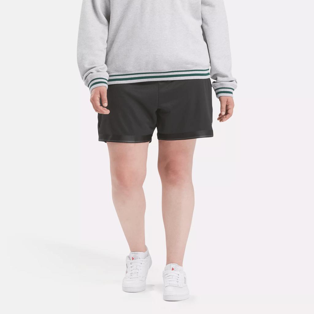 Reebok Women's Doubleknit Mesh Shorts (Plus Size)