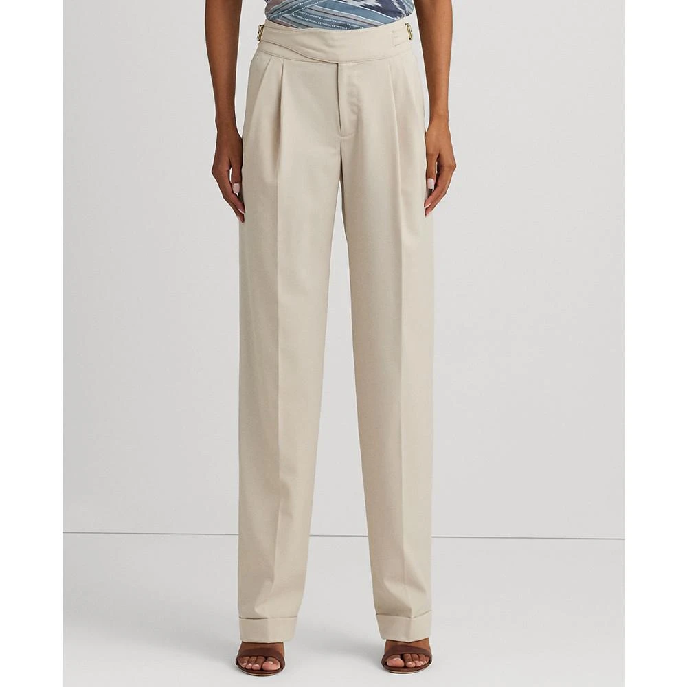 Lauren Ralph Lauren Women's Pleated Straight-Leg Pants 1