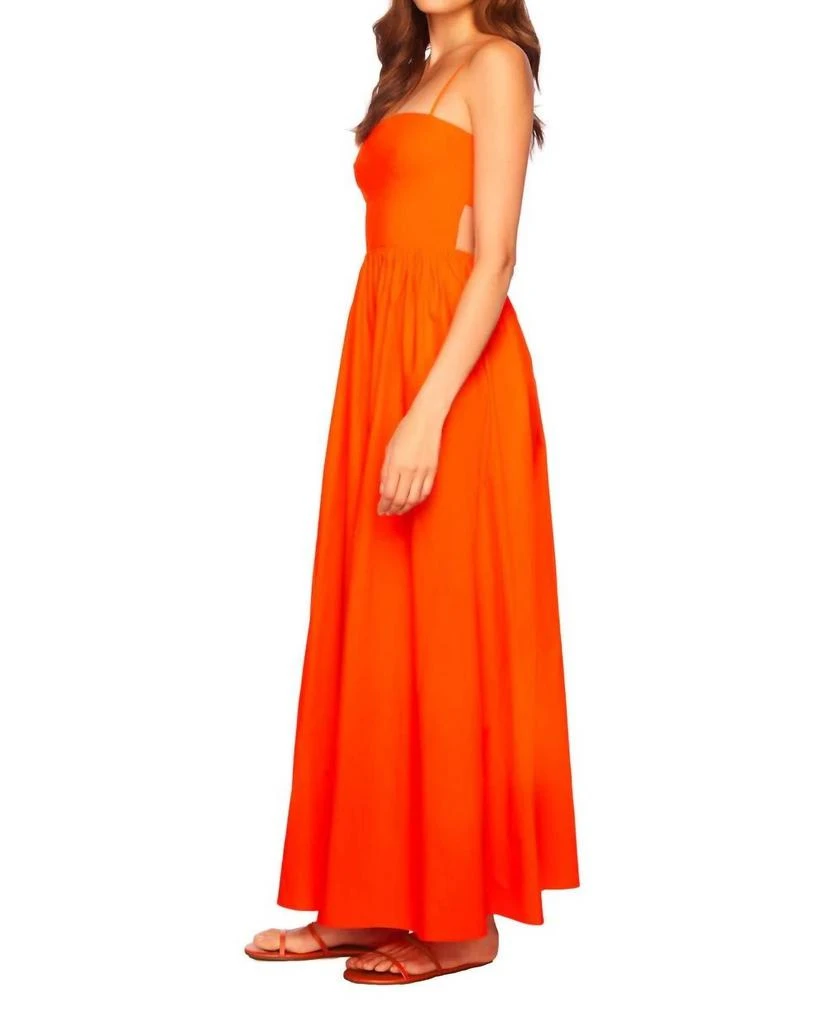 Susana Monaco Susana Monaco - Poplin Open-back Maxi Dress 4