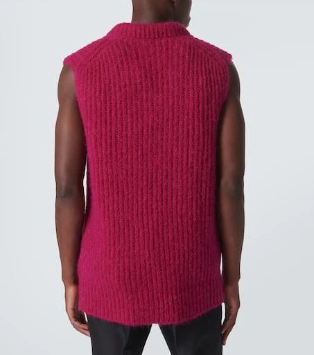 Jil Sander Mohair and wool sweater vest 4