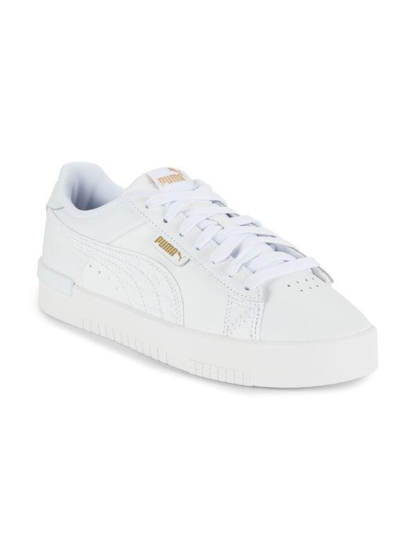 Puma Jada Dboss Logo Leather Low Top Sneakers