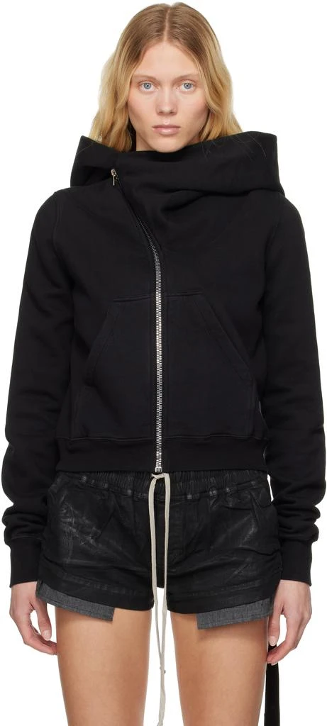 Rick Owens Black Hollywood Mountain Hoodie 1
