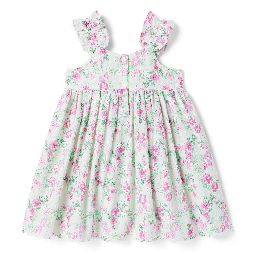 Janie and Jack Floral Dress (Toddler/Little Kids/Big Kids)