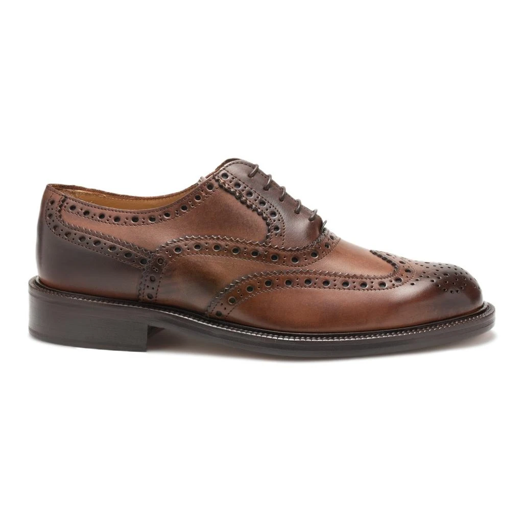 Saxone of Scotland Saxone of Scotland Authentic Full Brogue Leather Dress Men's Shoes 1