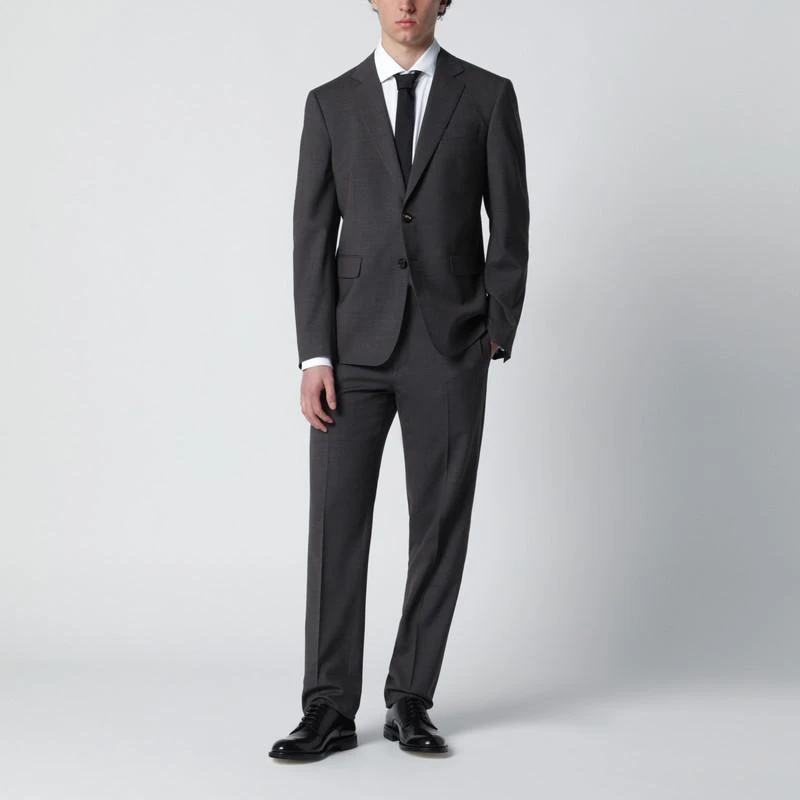 DSQUARED2 Grey single-breasted suit in wool blend 2