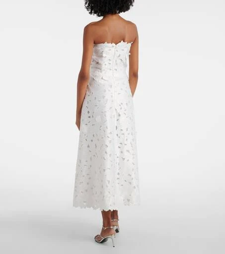 Costarellos Norina satin lace cocktail dress 3