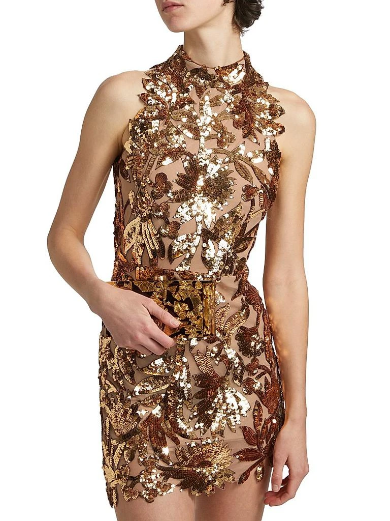 BRONX AND BANCO Dahlia Sequined Minidress 3