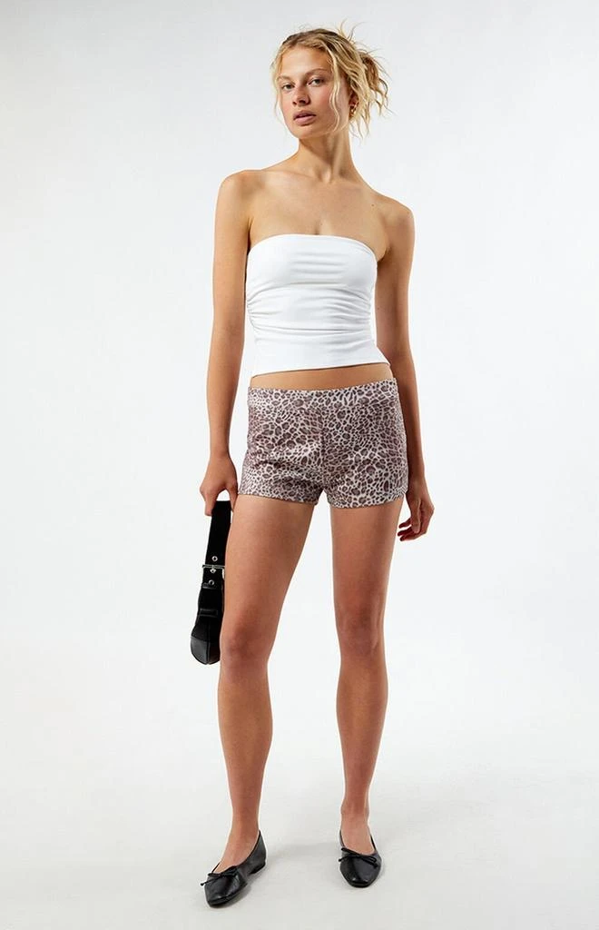 PacSun Leopard Print Micro Shorts 4