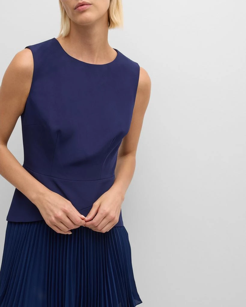 strapless open back dress Haddy Pleated Midi Dress main image 1