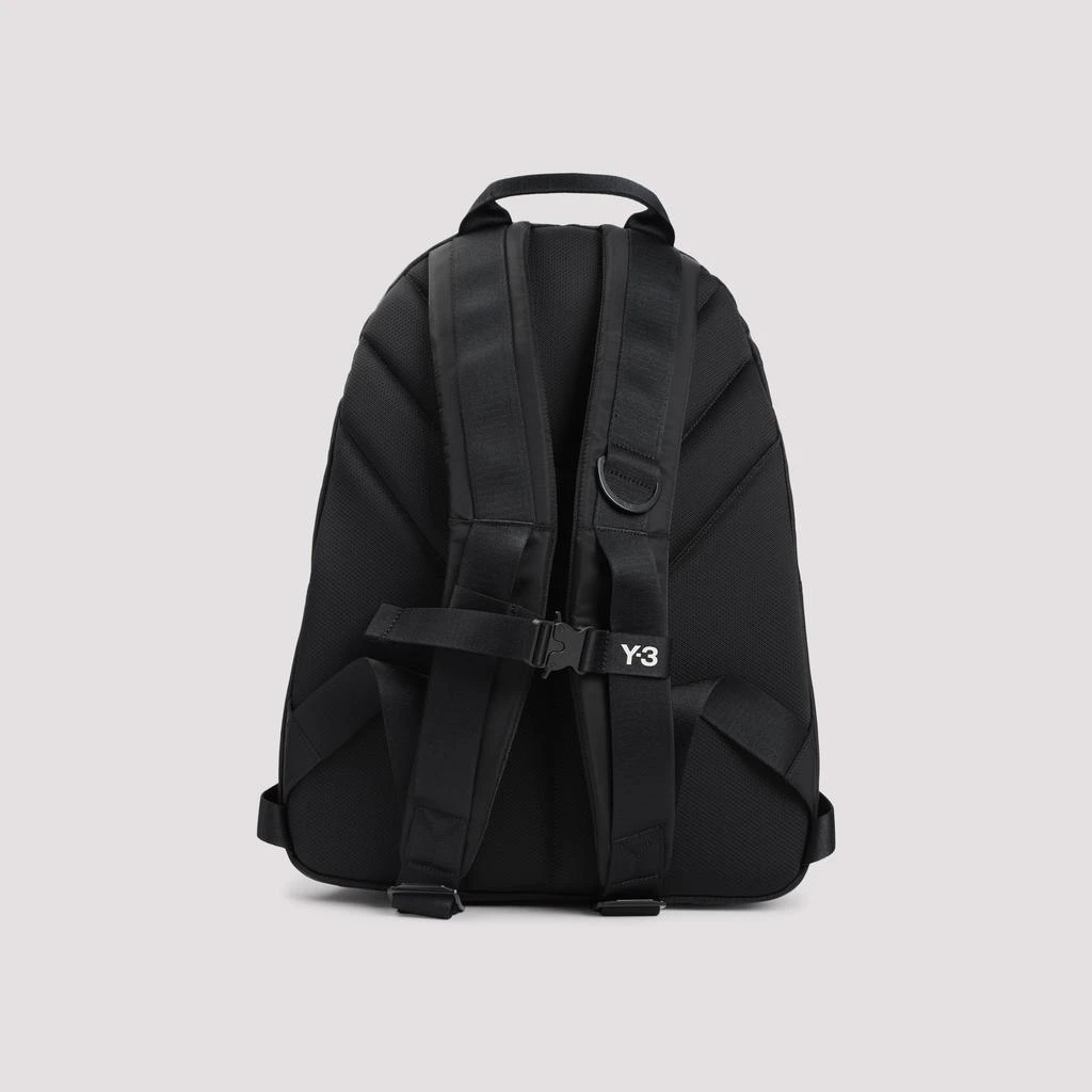Y-3 LOGO PRINT NYLON BACKPACK 3