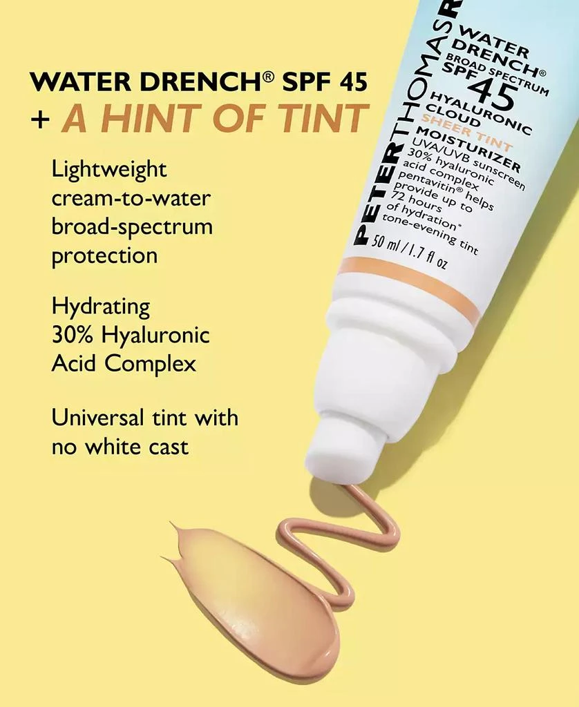 Peter Thomas Roth Water Drench Broad Spectrum SPF 45 Hyaluronic Cloud Sheer Tint Moisturizer 4
