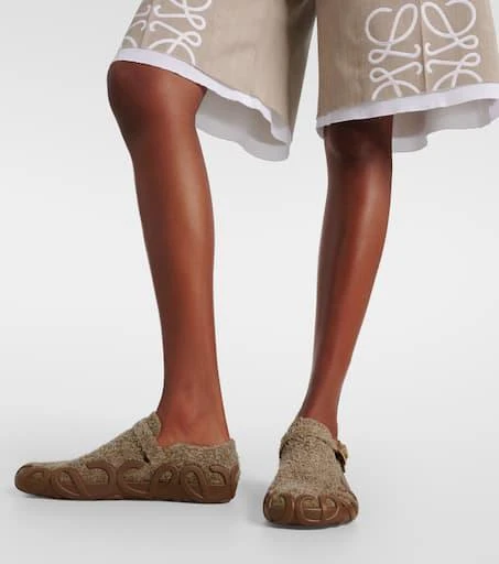 Loewe Brushed suede loafers 7