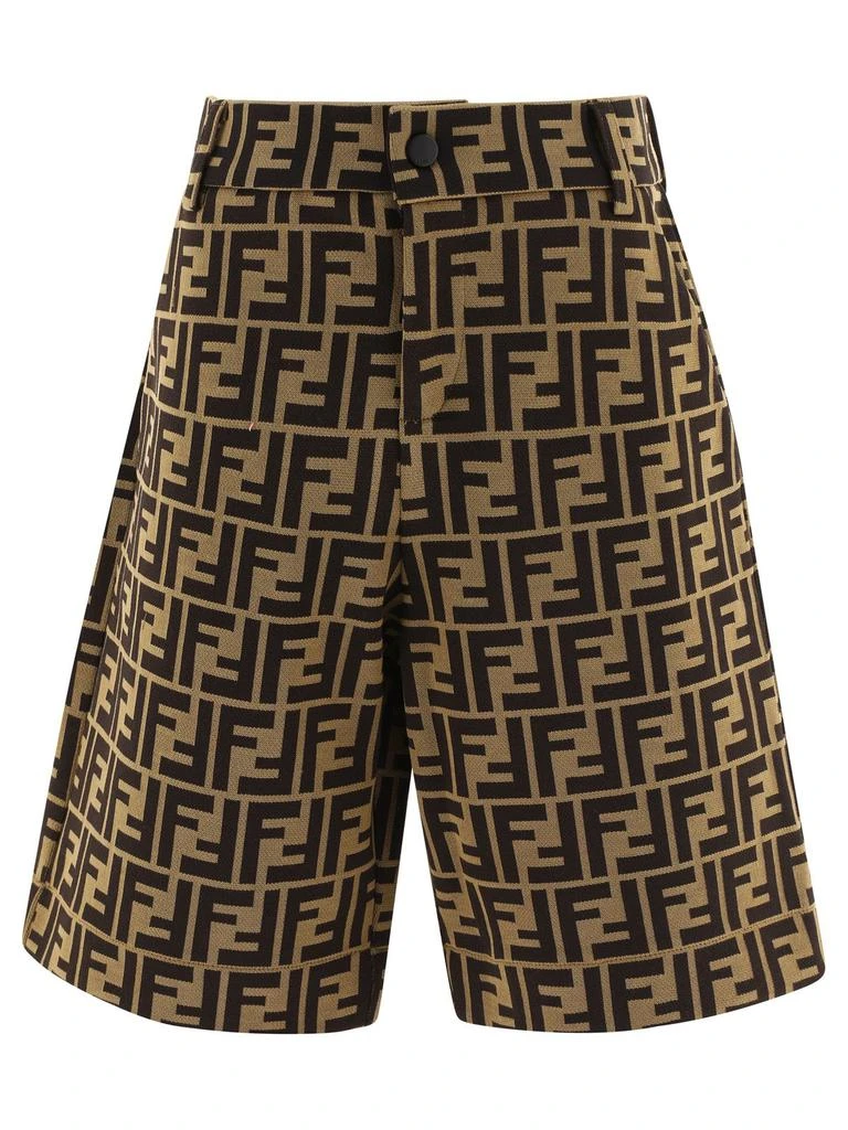 Fendi Fendi Kids Allover FF Motif Shorts