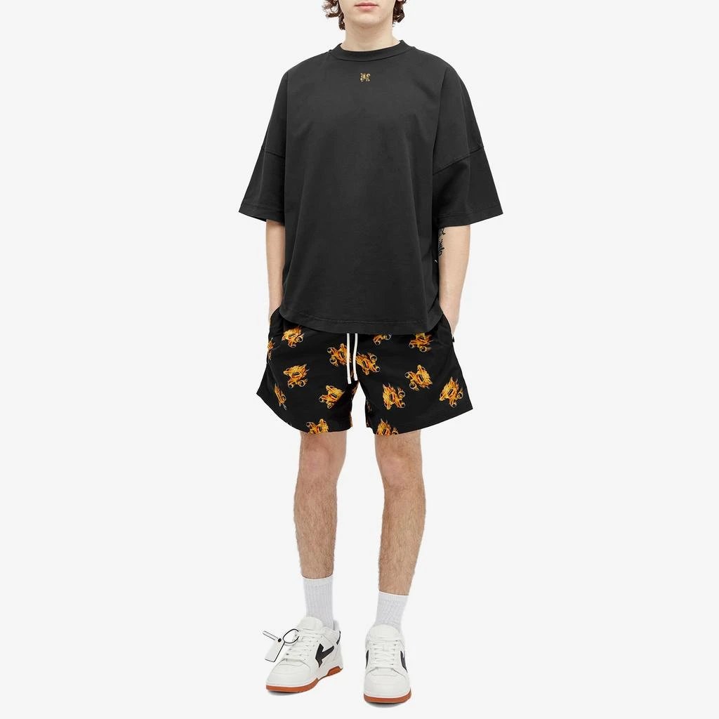 Palm Angels Palm Angels Foggy Back Print Tee 4